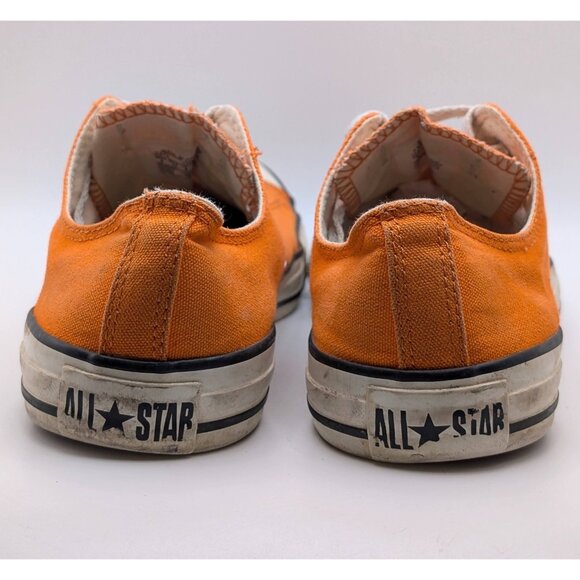 Converse CTAS UNISEX Low Neon Orange Canvas Sneakers Shoes Size WOMENS 11/MENS 9 - Picture 5 of 7